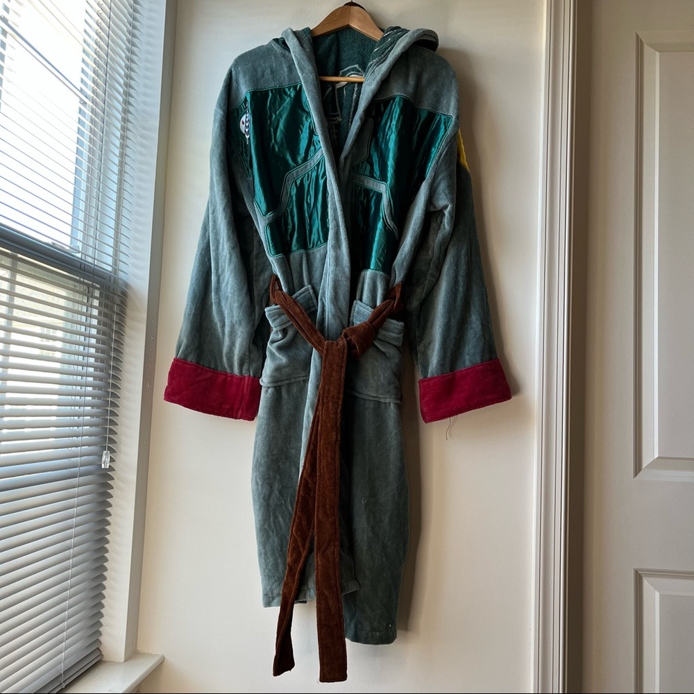 Star Wars Official Licensed Boba Fett Unisex Bathrobe - GUC